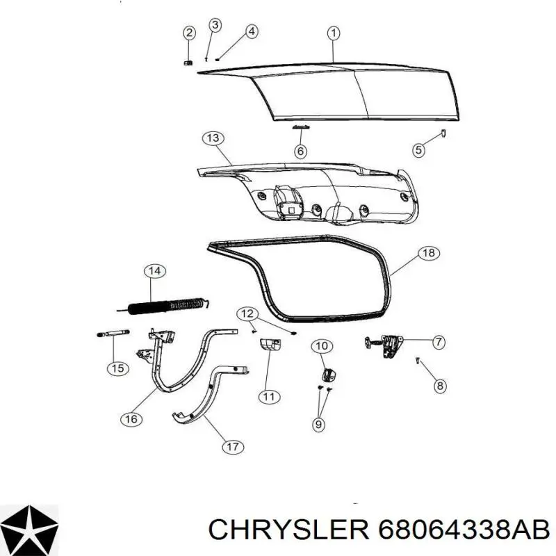  Chrysler 68064338AB цена, от 2.50 USD