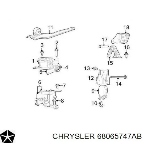  68065747AA Chrysler