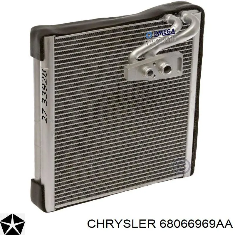 Радиатор испарителя кондиционера Chrysler 68066969AB цена, от 34.87 USD