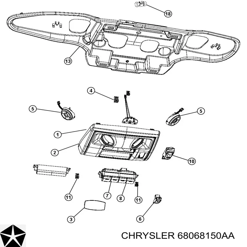 68068150AA Chrysler 