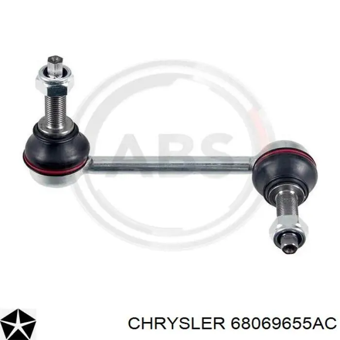 Линк стабилизатора, переднего, левый Chrysler 68069655AC цена, от 16.22 USD