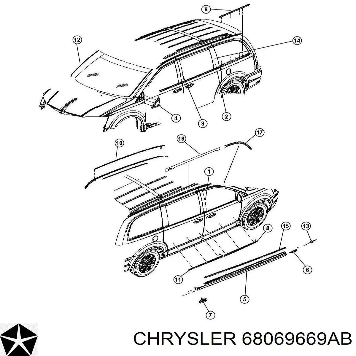  Chrysler 1CZ97TZZAB цена, от 63.35 USD