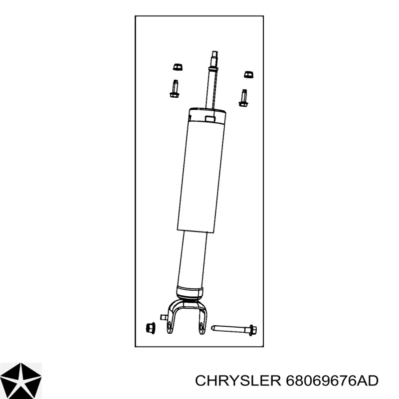 Стойка амортизатора задняя Chrysler 68069676AC цена, от 134.17 USD