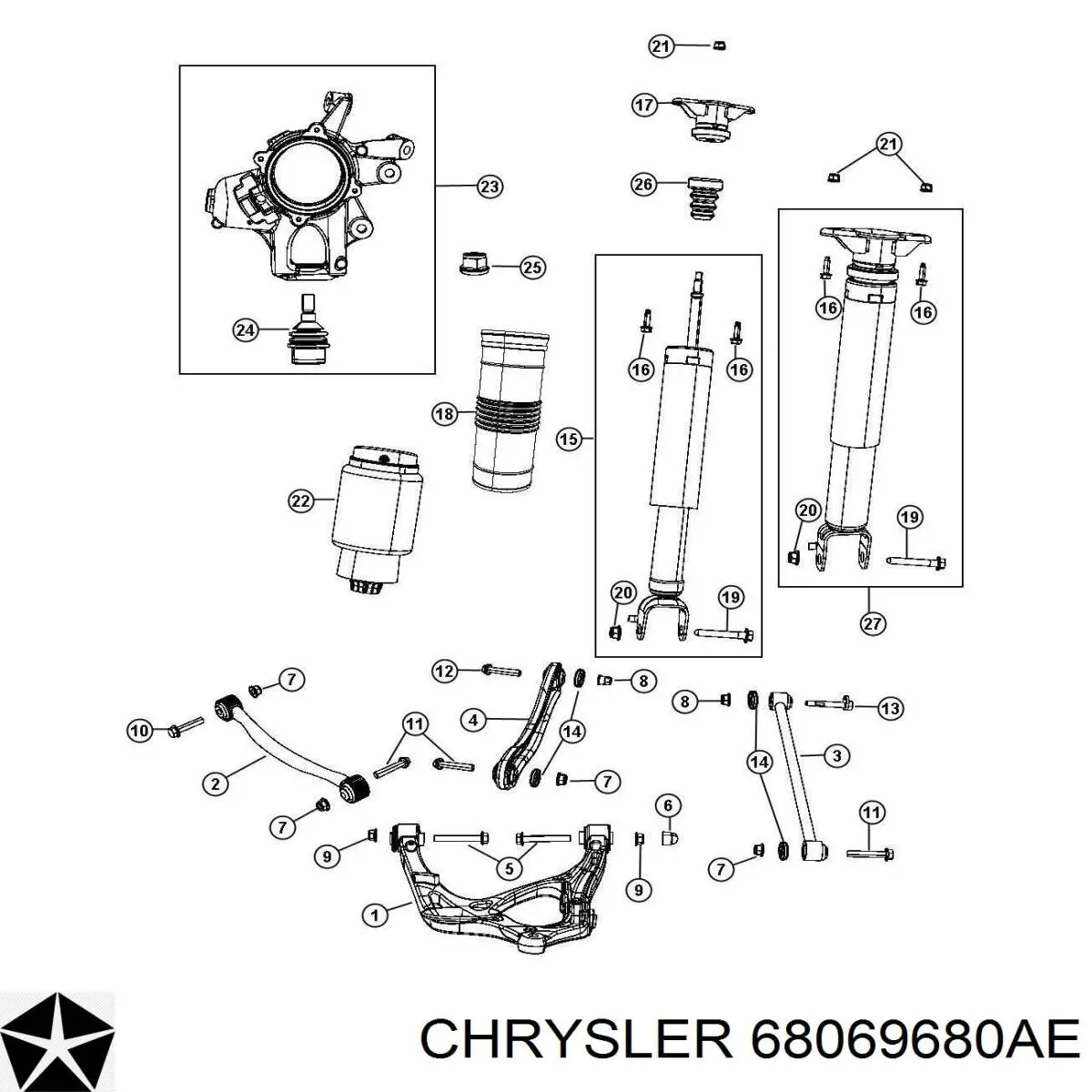 68069680AE Chrysler 