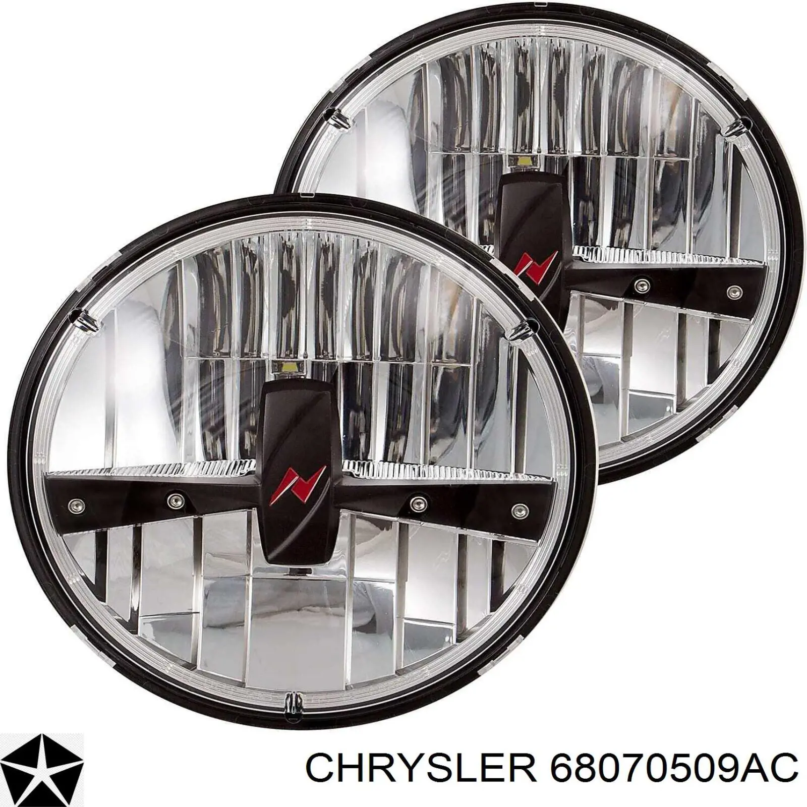 Крыло переднее левое 68070509AB Chrysler