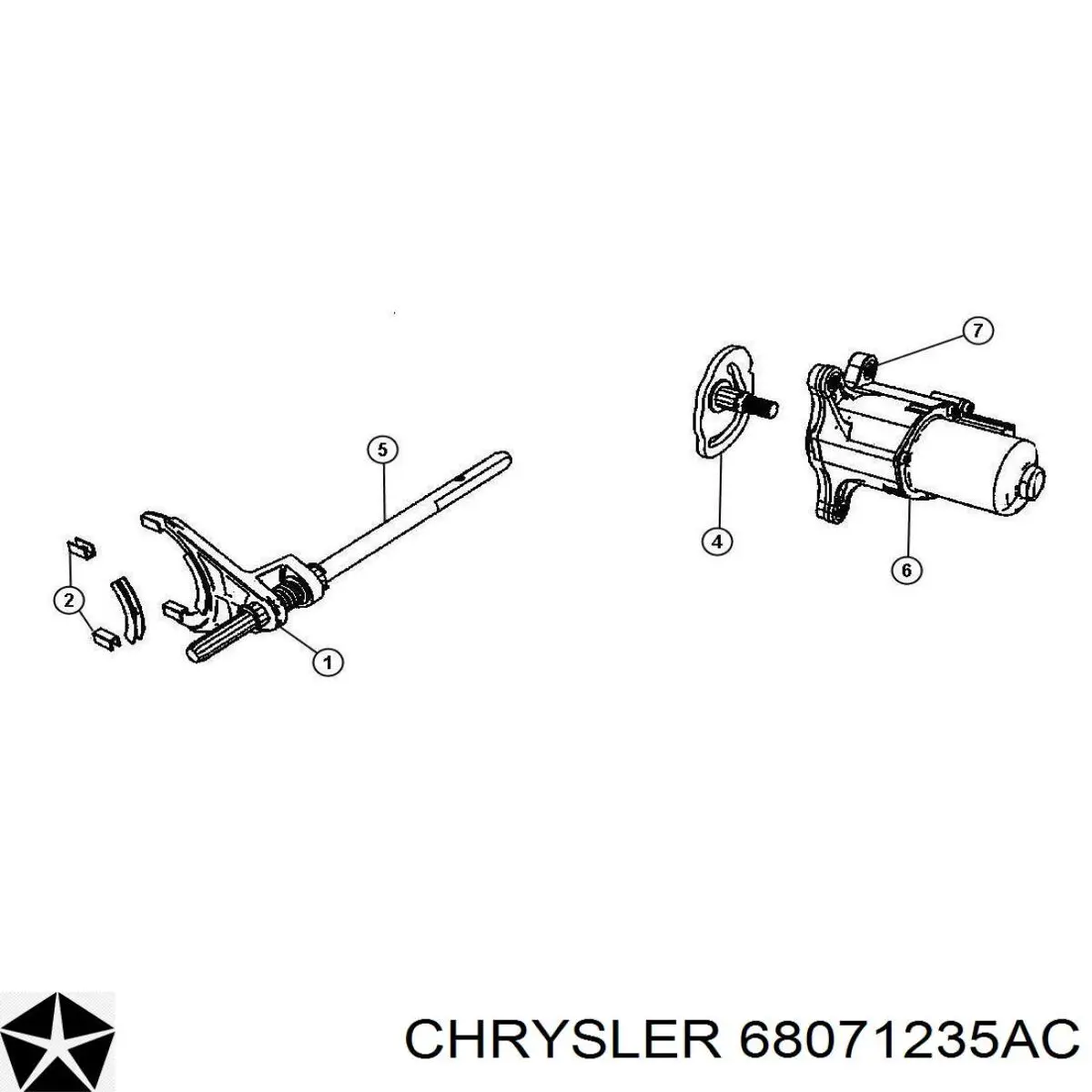 Купить TCM104 Standard Мотор управления раздаткой