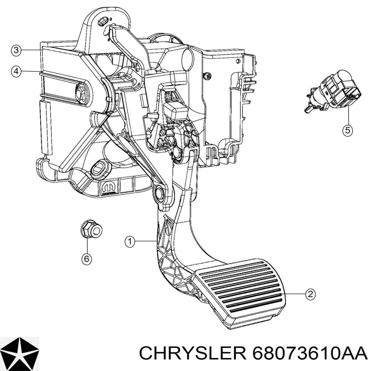  68073610AA Chrysler