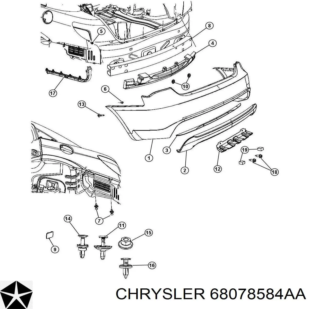 K68078584AA Fiat/Alfa/Lancia 