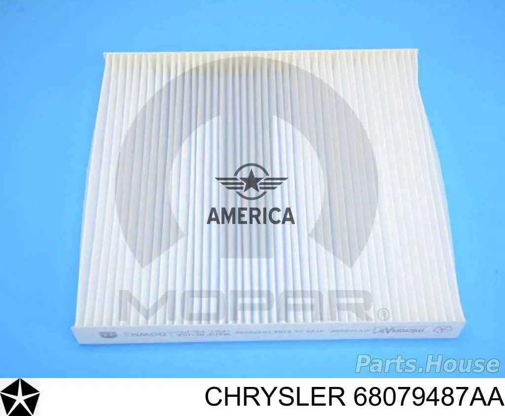 Фильтр воздушный отопителя Chrysler 68079487AA цена, от 7.46 USD