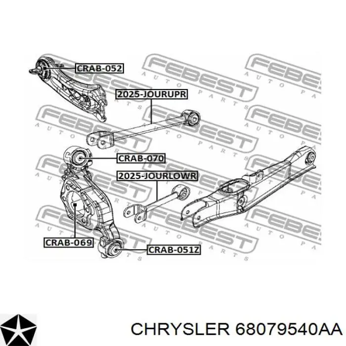  K68079540AB Fiat/Alfa/Lancia