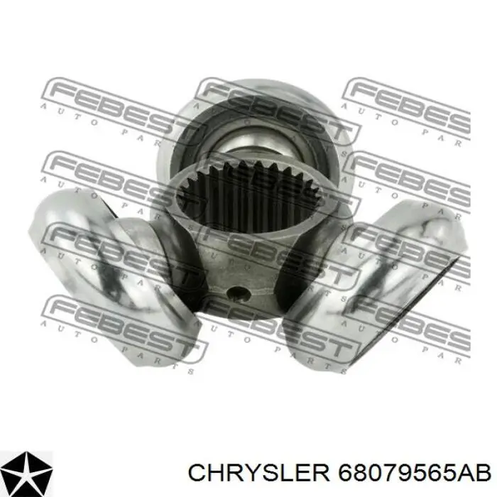 Полуось (привод) передняя левая 68079565AB Chrysler