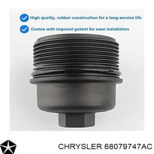 Крышка масляного фильтра Chrysler 68079747AC цена, от 6.96 USD