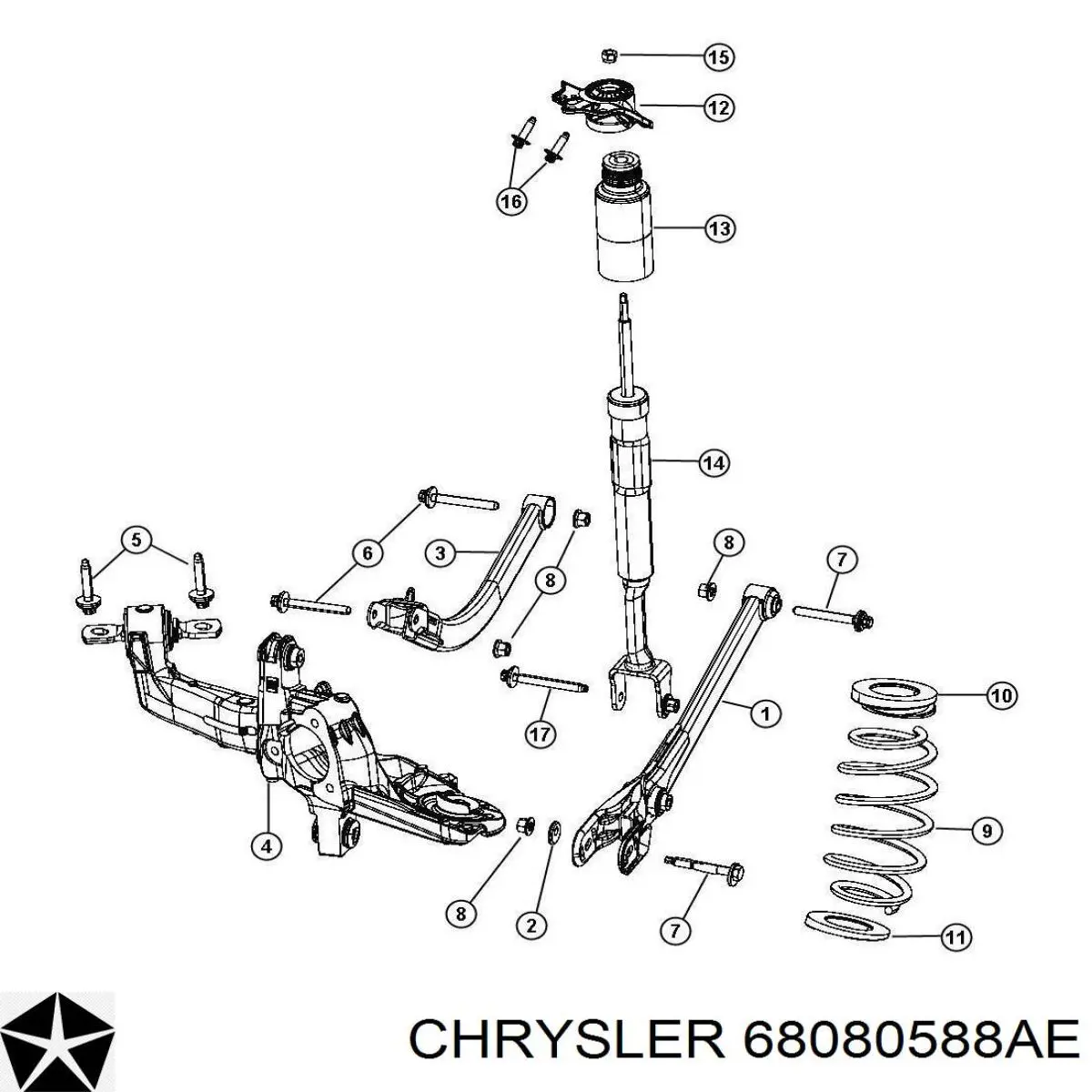  K68080588AE Fiat/Alfa/Lancia