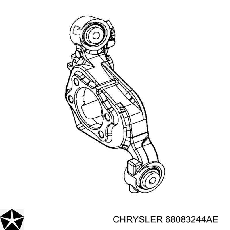 04766562AB Chrysler Цапфа правая
