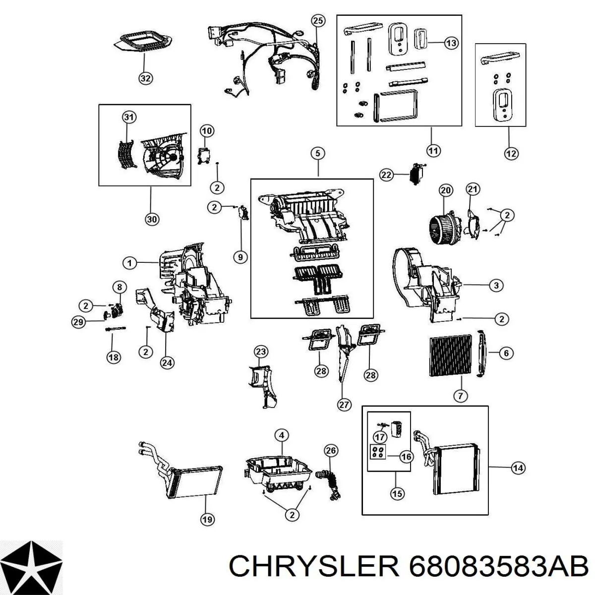 68083583AB Chrysler 