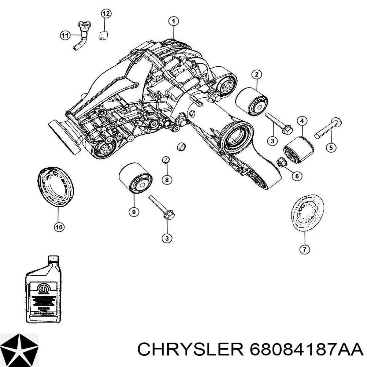  68084187AA Chrysler