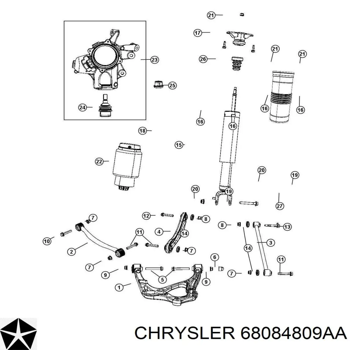  68084809AA Chrysler