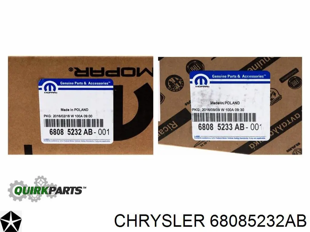 68085232AB Chrysler 