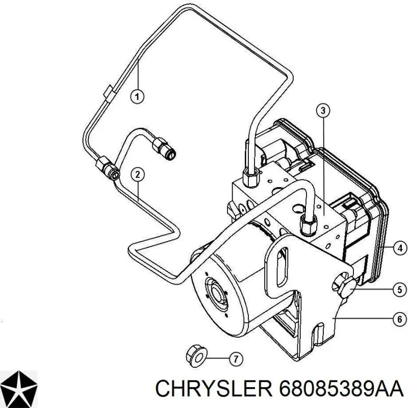 Гидроблок АБС Jeep Grand Cherokee IV внедорожник (WK) (2011 - 2022) цена, от 127.83 USD