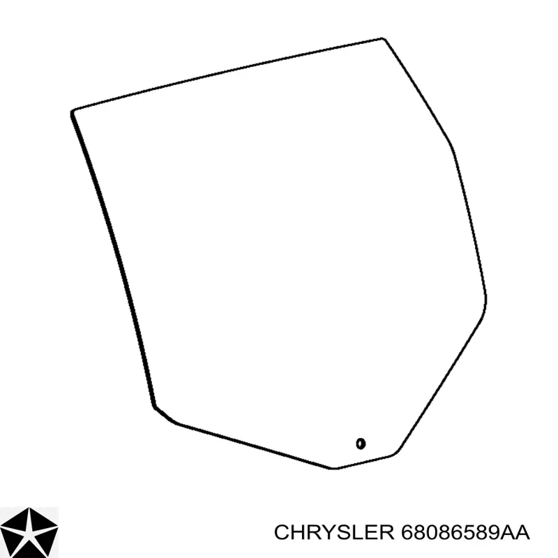 Стекло задней двери, левой Chrysler 68028905AB цена, от 28.15 USD