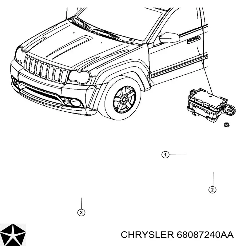  Chrysler 68087240AA цена, от 47.97 USD