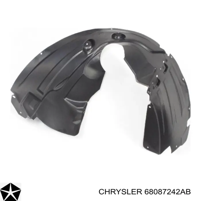 Подкрылок передний правый 5116278AC Chrysler