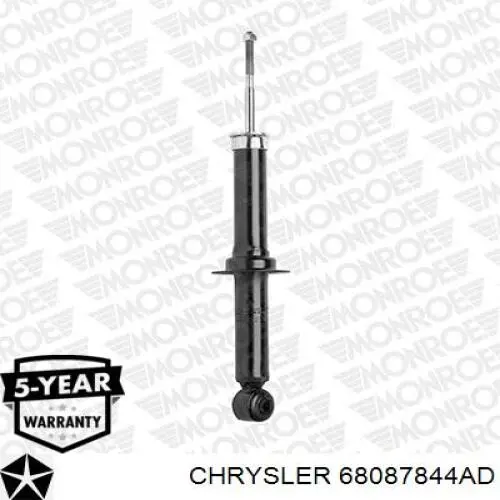 68087844AD Chrysler amortecedor traseiro