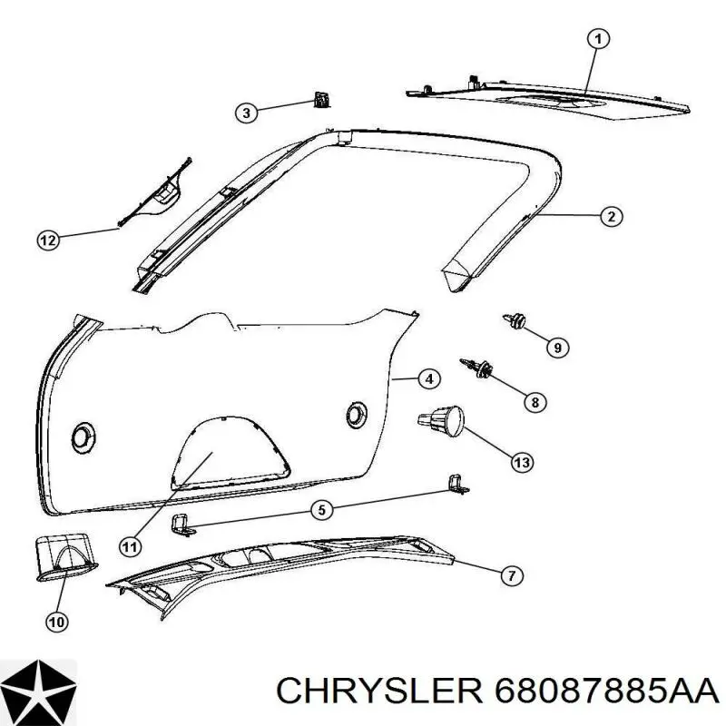 K68087885AA Fiat/Alfa/Lancia 