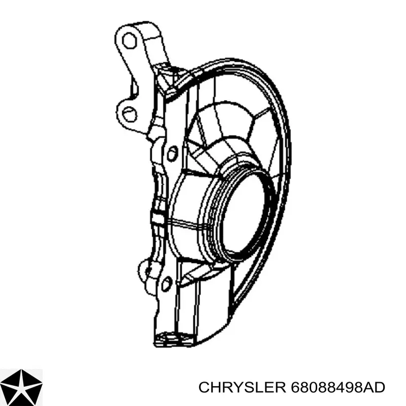 K68088532AB Fiat/Alfa/Lancia pino moente (extremidade do eixo dianteiro direito)