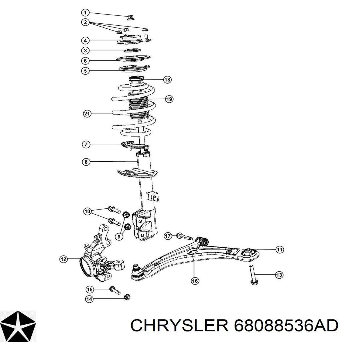 68088536AB Chrysler 