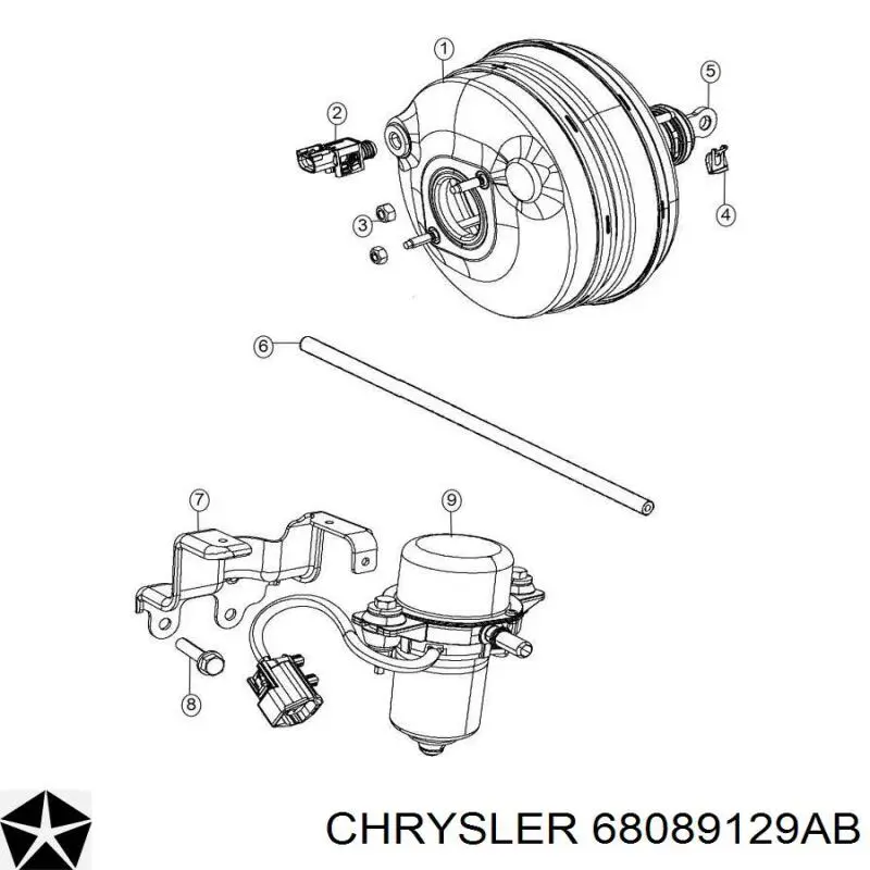 68089129AA Chrysler 