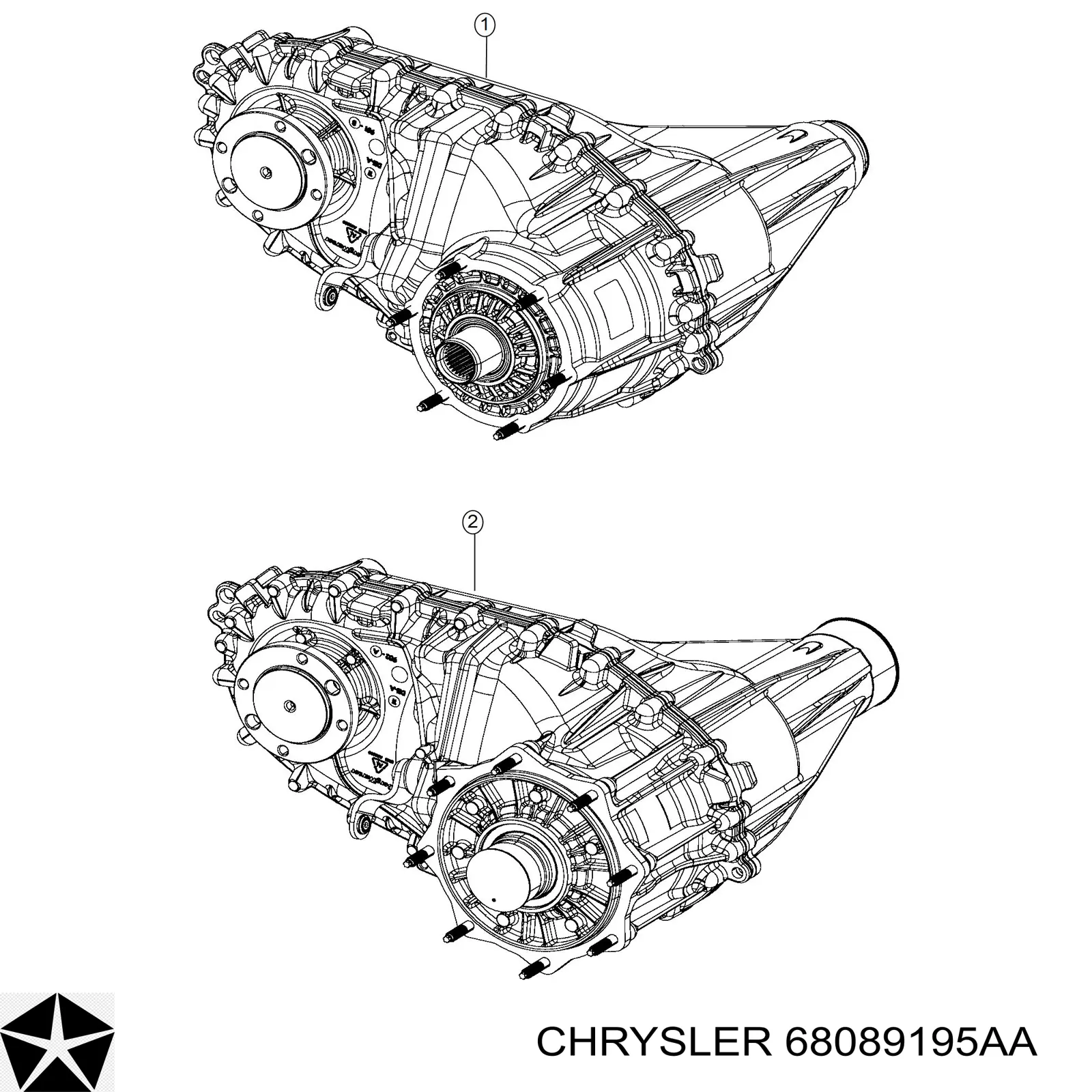 Трансмиссионное масло 68089195AA Chrysler