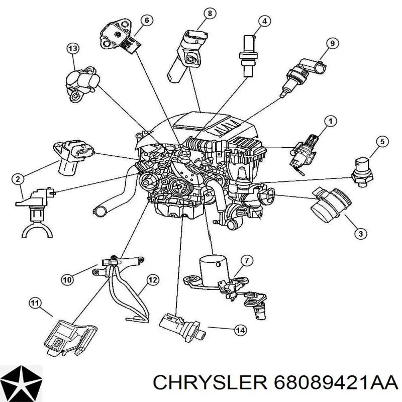 Датчик давления выхлопных газов Mercedes 61531128 цена, от 36.66 USD