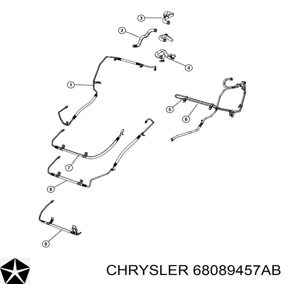  Chrysler 68089457AB цена, от 2.91 USD