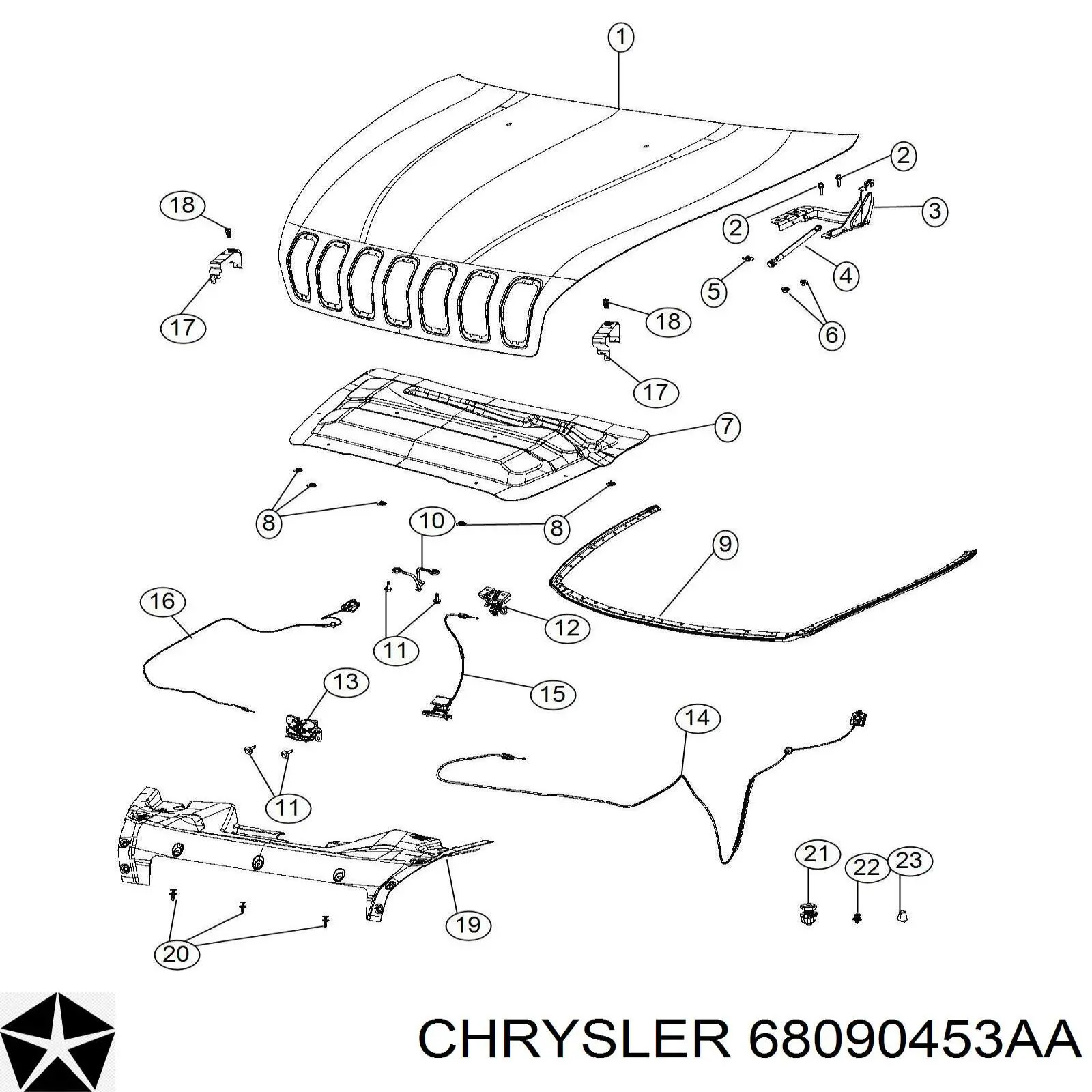  Chrysler 68090453AA цена, от 1.83 USD