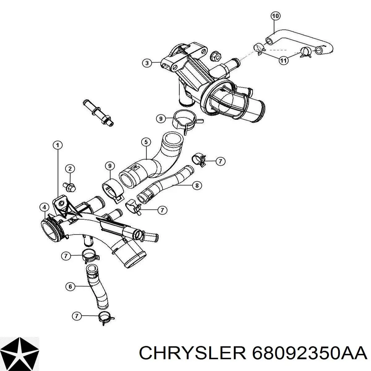 68092350AA Chrysler 