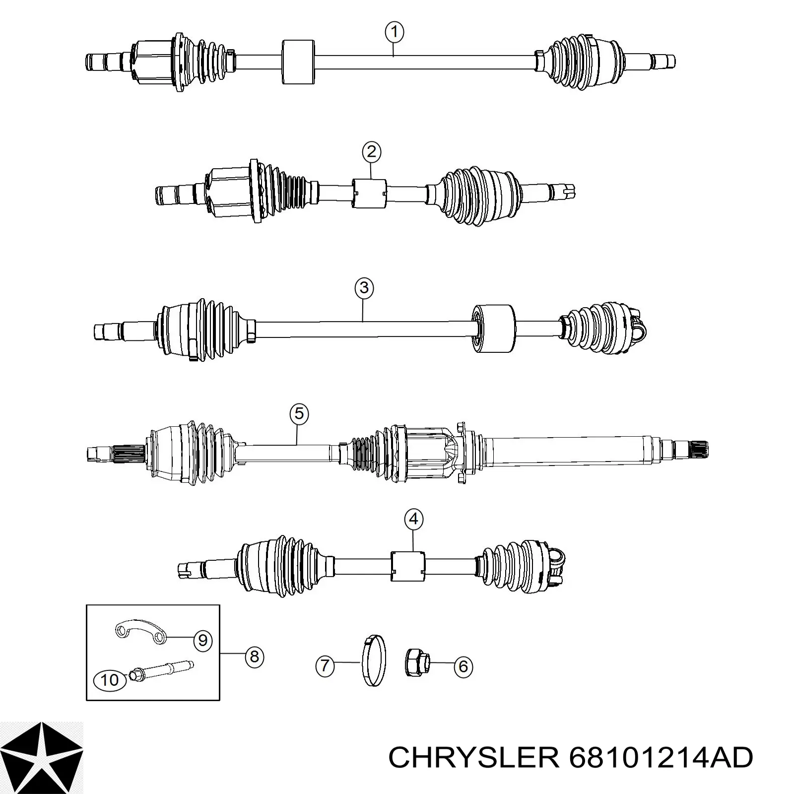 68101214AC Chrysler 