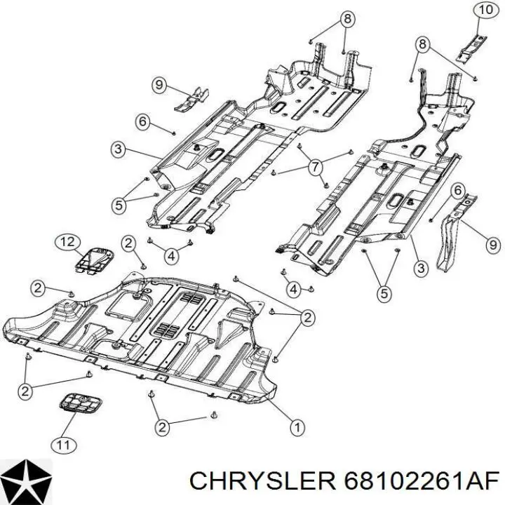 68102261AE Chrysler 