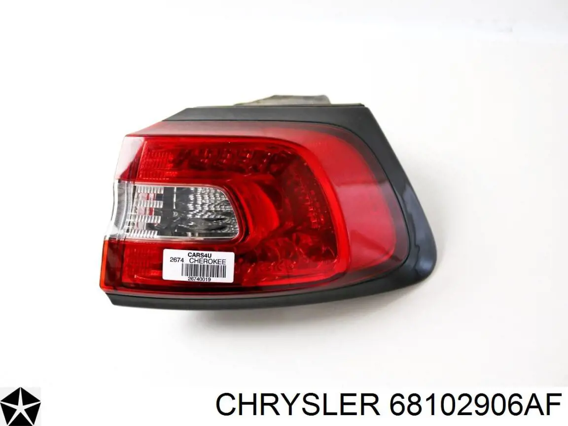Купить 68102906AF Chrysler Фонарь задний правый, внешний