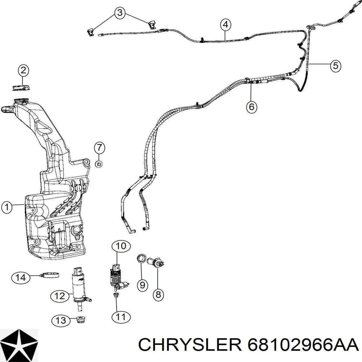 68102966AA Chrysler 