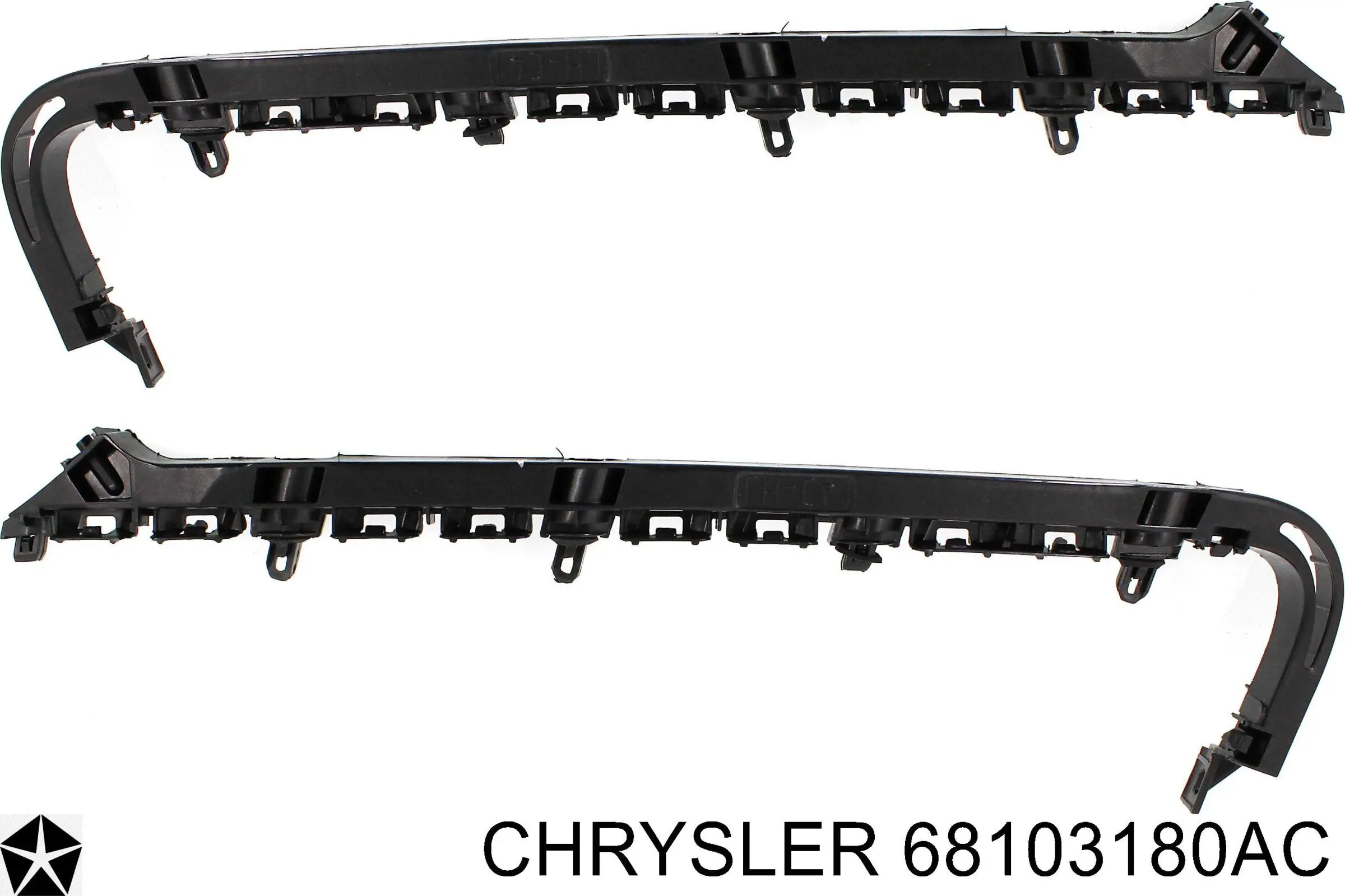Купить 68103180AC Chrysler Кронштейн бампера переднего правый