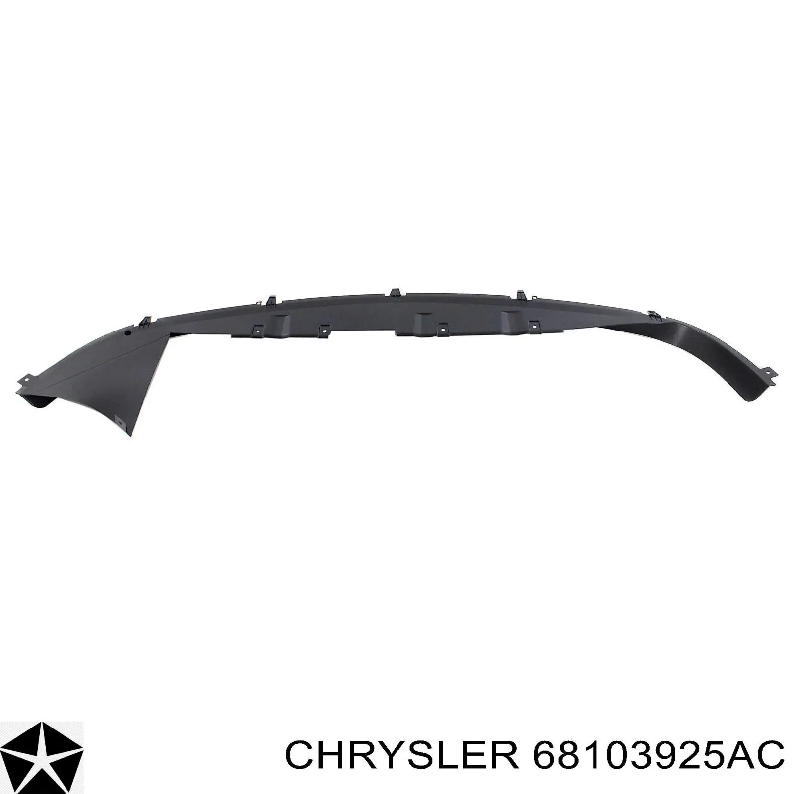 Накладка бампера заднего Chrysler 68103925AC цена, от 21.16 USD