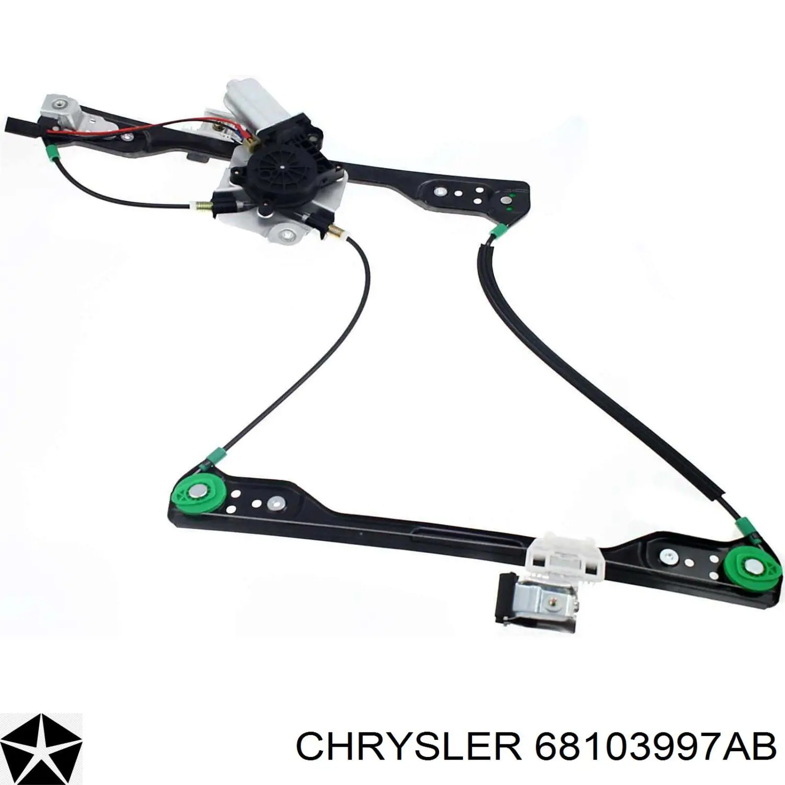 Механизм стеклоподъемника водительской двери Chrysler 68103997AB цена, от 50.23 USD