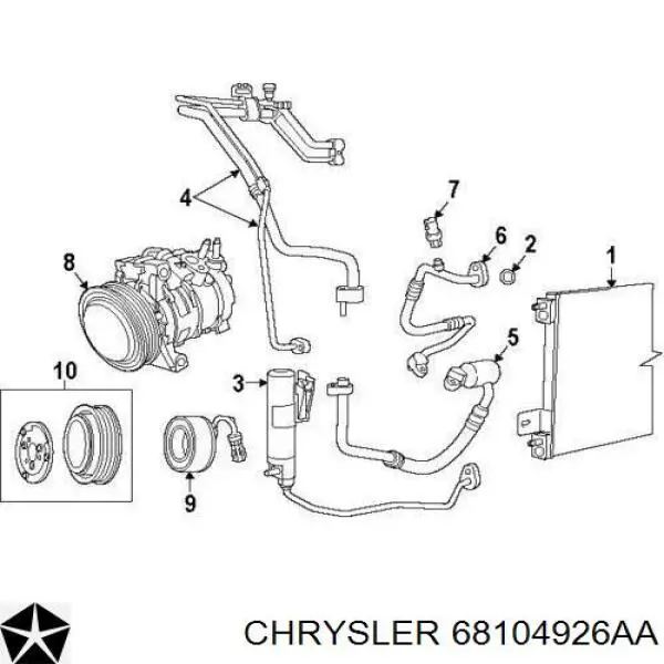 68104926AA Chrysler 