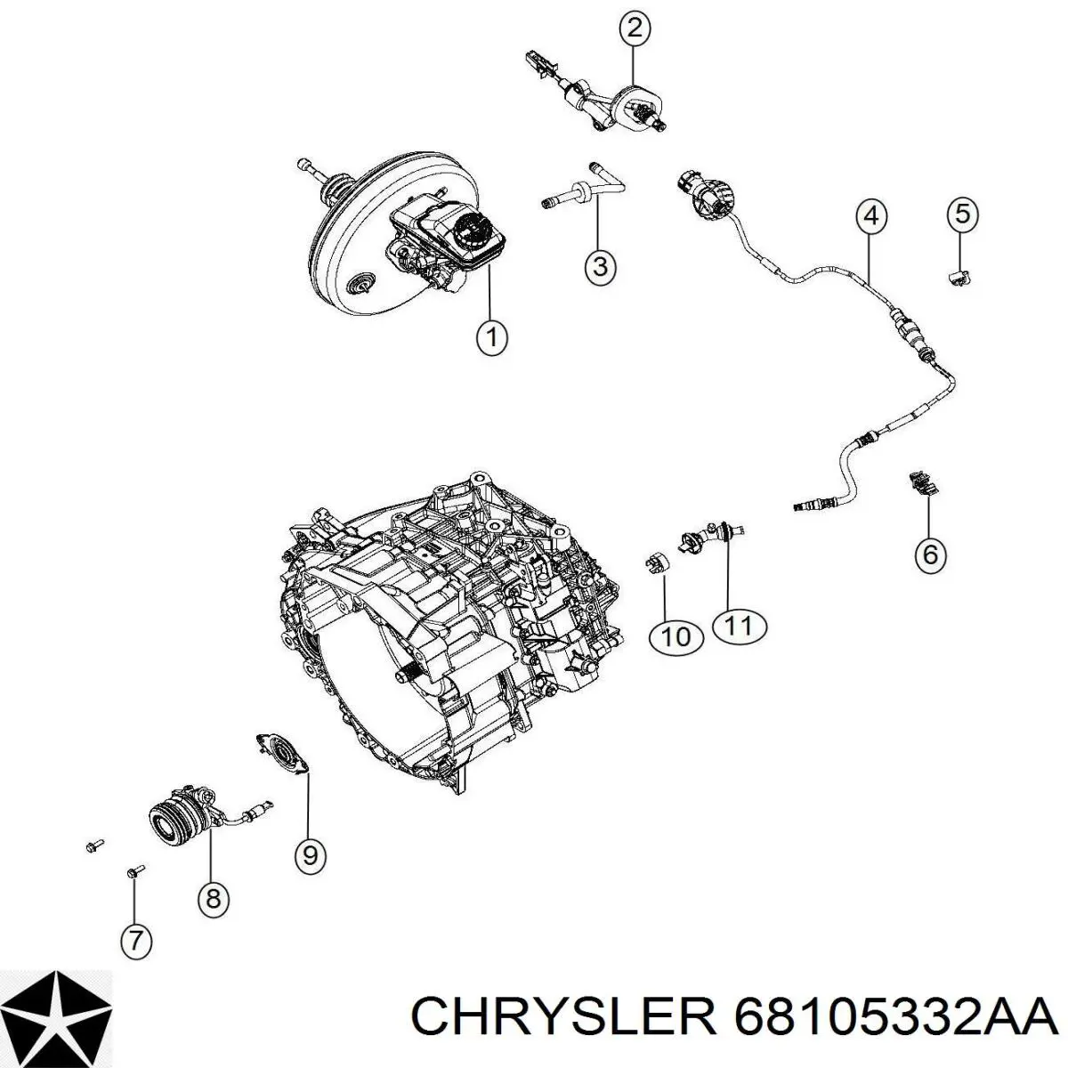  K68105332AA Fiat/Alfa/Lancia