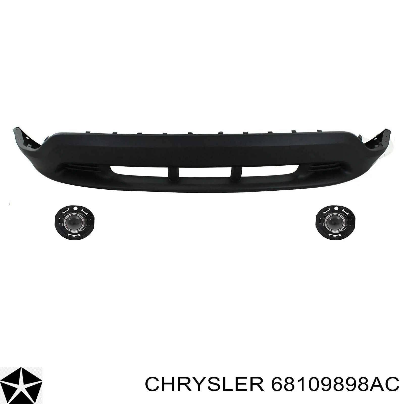 Бампер задний Chrysler 68109898AC цена, от 74.12 USD