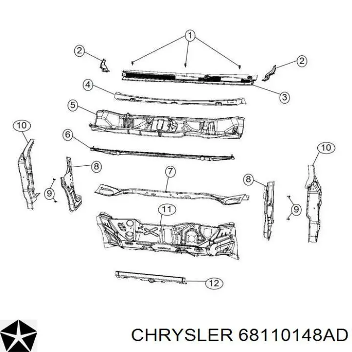 68110148AD Chrysler 