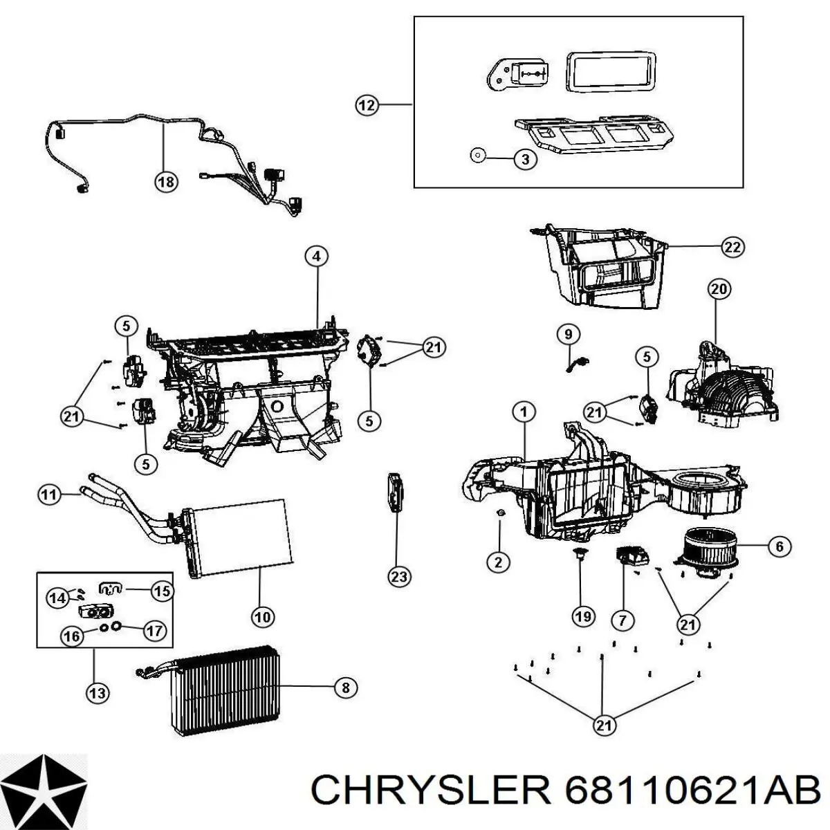  68110621AA Chrysler