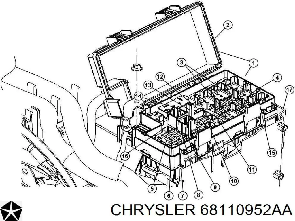 Реле вентилятора Chrysler 68110952AA цена, от 4.37 USD