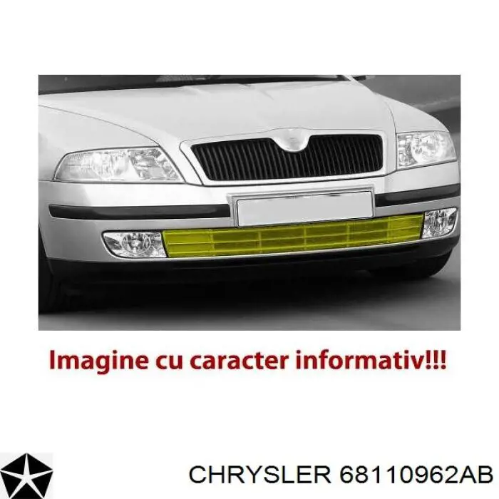 PCR99015CAR Signeda Заглушка ПТФ бампера переднего правая